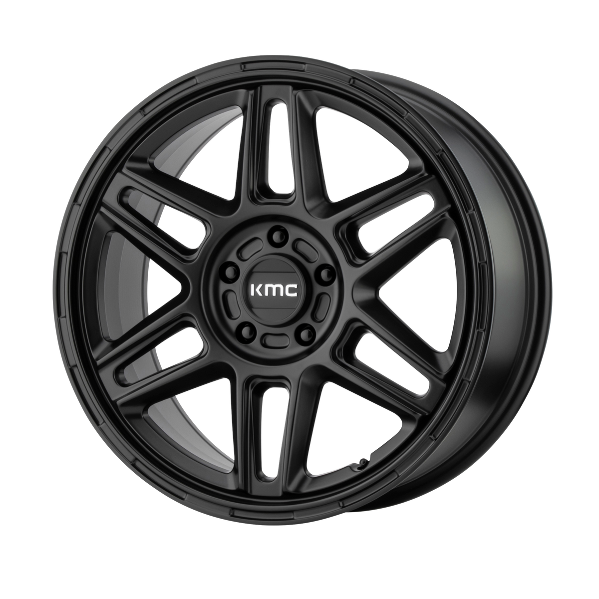 15x7 KMC KM716 NOMAD Satin Black Wheel 5x100 (10mm)