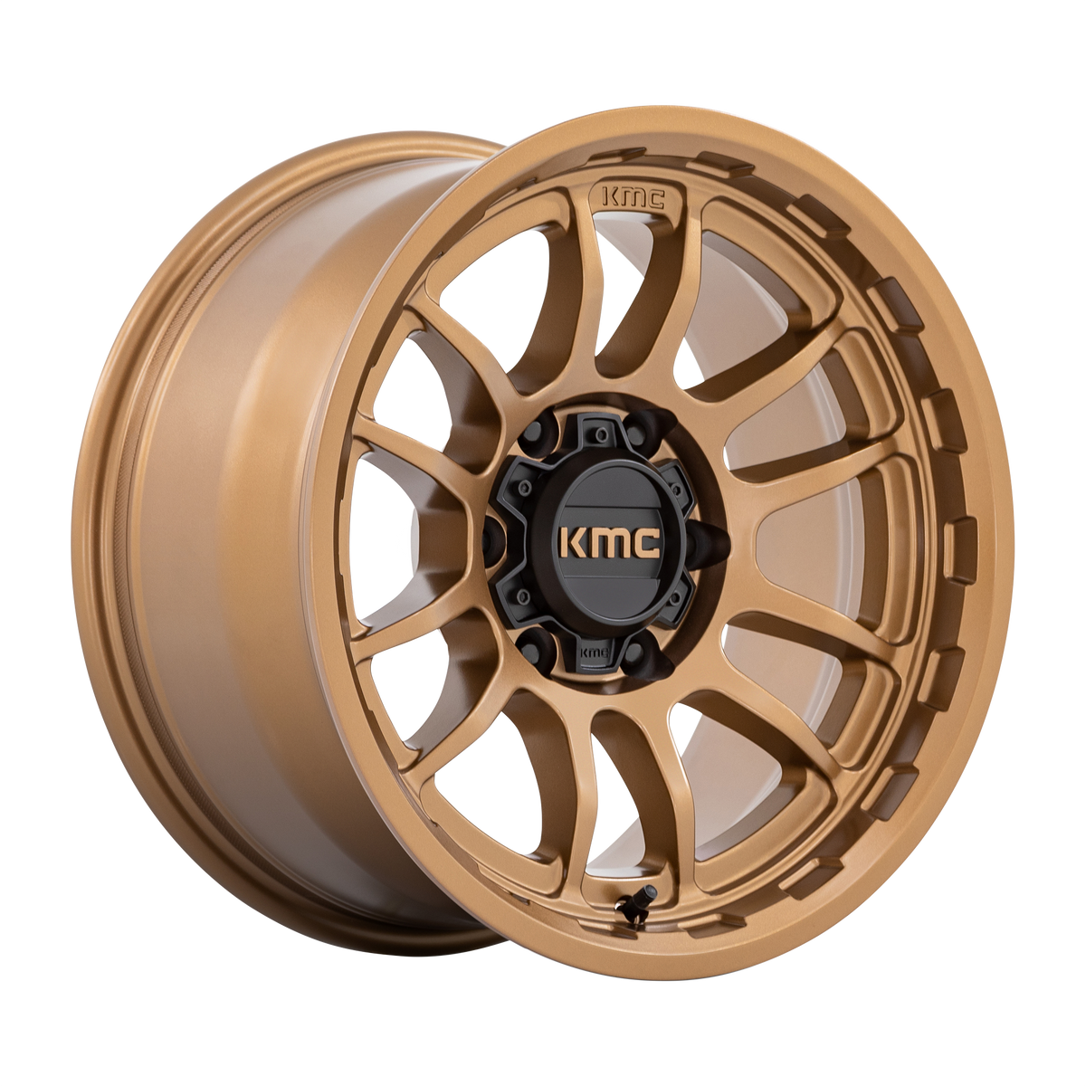 17x8.5 KMC KM727 Wrath Matte Bronze Wheel 5x5 (-10mm)