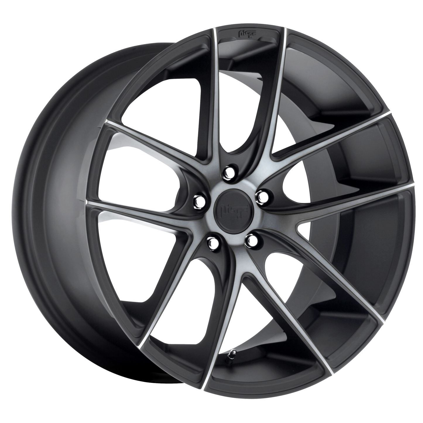 19x9.5 Niche M130 TARGA MATTE BLACK DOUBLE DARK TINT Wheel 5x130 (45mm)