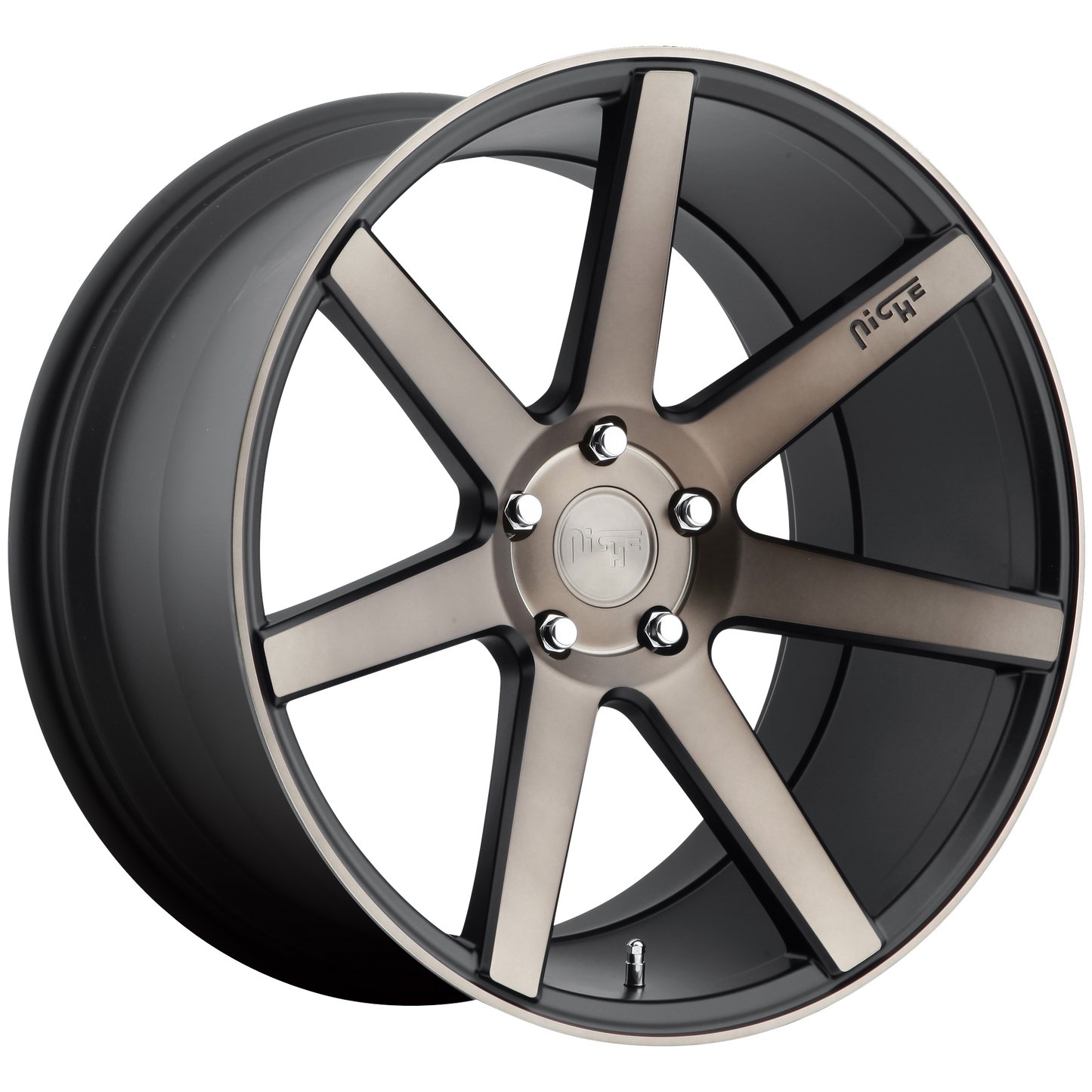 20x9 Niche M150 VERONA MATTE BLACK MACHINED Wheel 5x112 (38mm)
