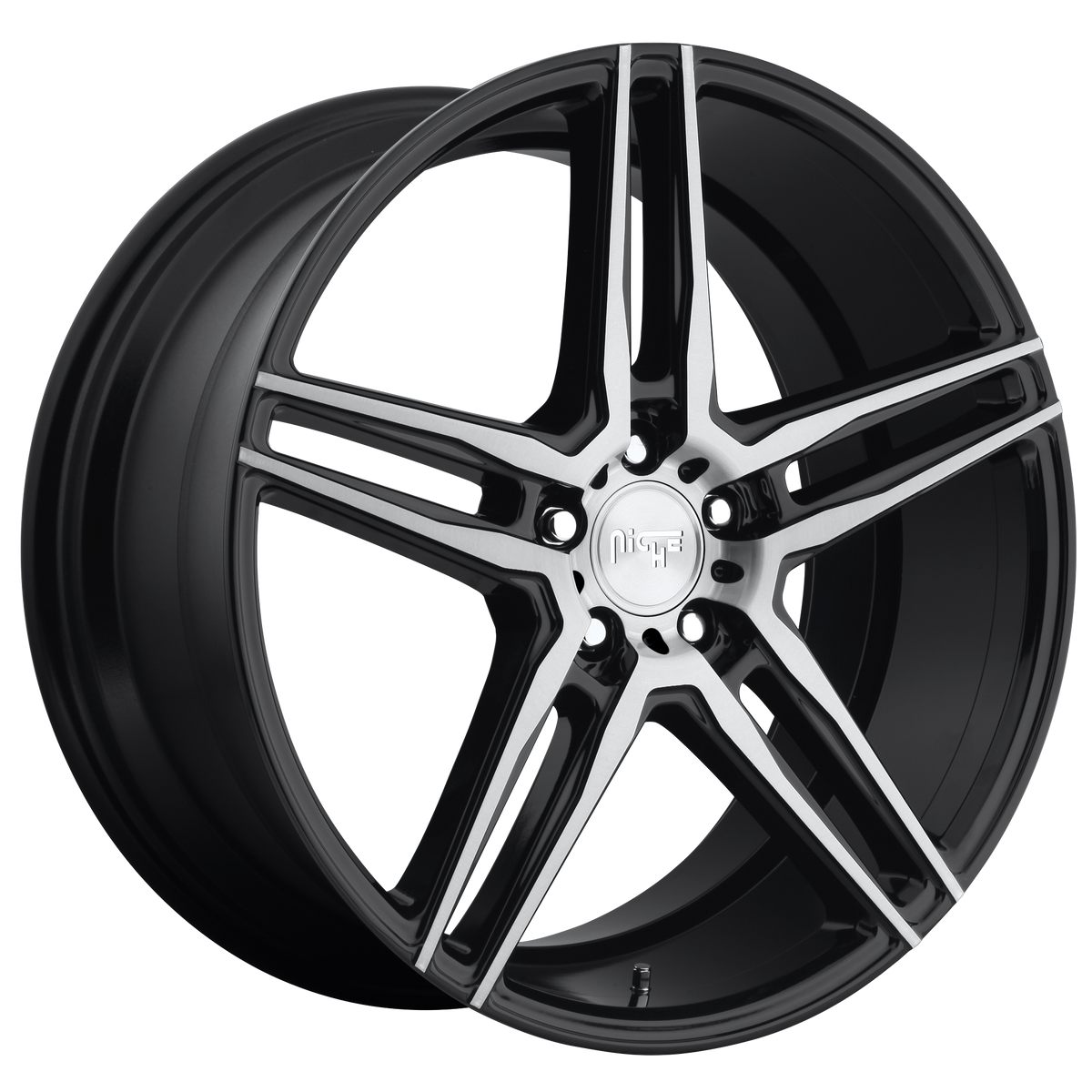 18x9.5 Niche M169 TURIN MATTE BLACK MACHINED Wheel 5x4.5 (40mm)