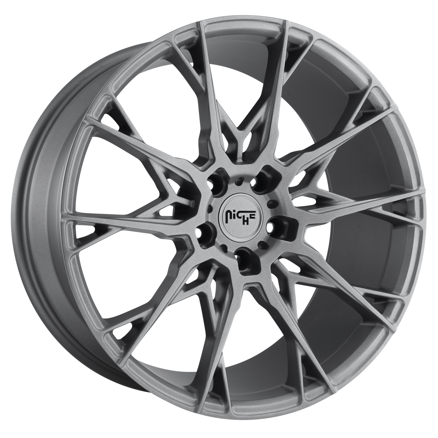 22x9 Niche M182 STACCATO MATTE ANTHRACITE Wheel 5x112 (38mm)