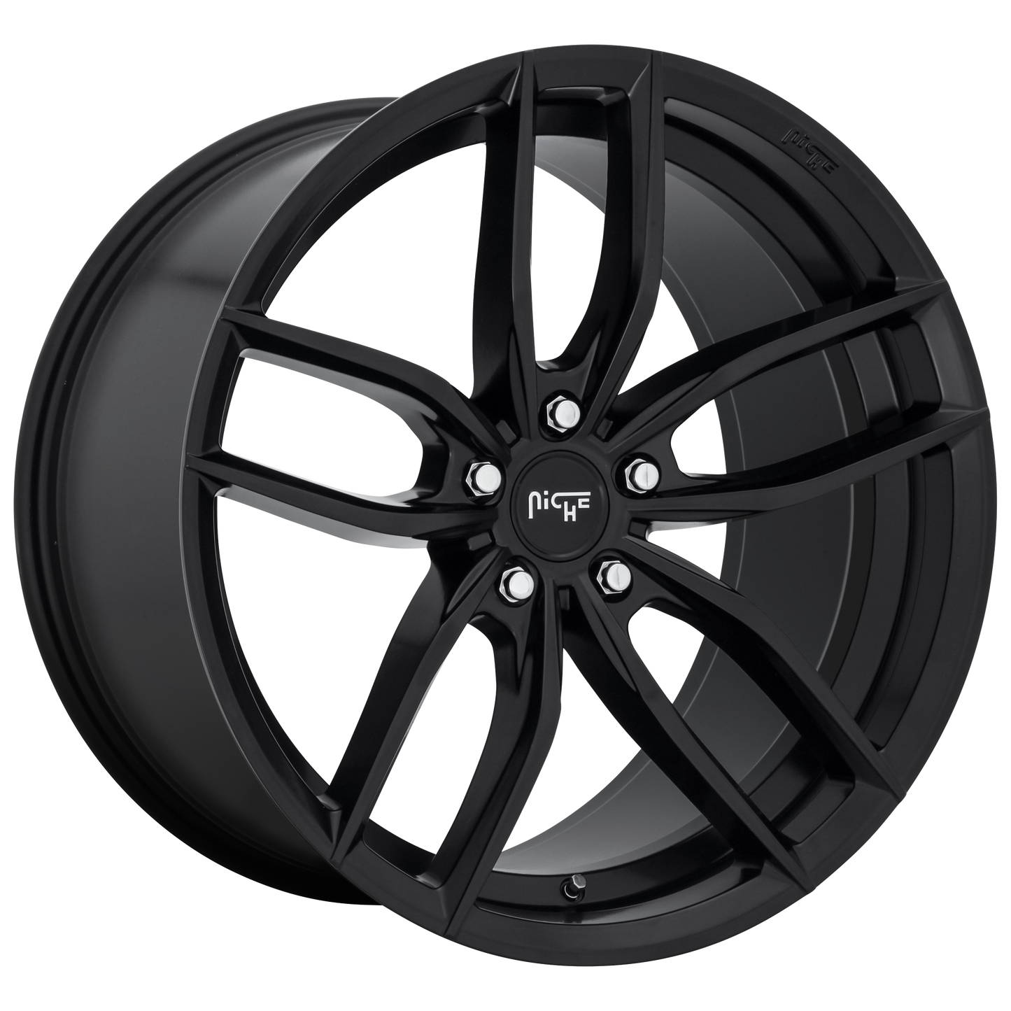 20x10 Niche M203 VOSSO MATTE BLACK Wheel 5x112 (50mm)