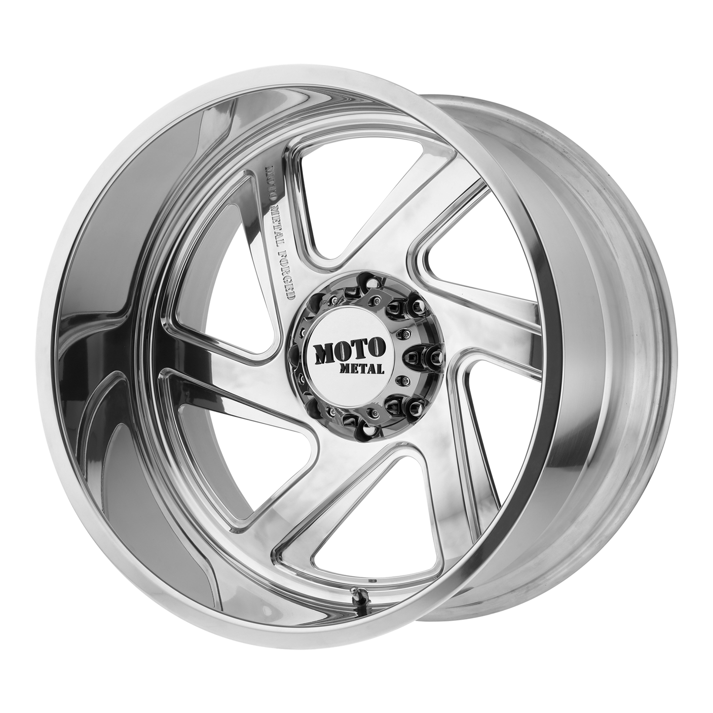20x14 Moto Metal MO400 Polished Wheel 5/6 Lug BLANK (-76mm)