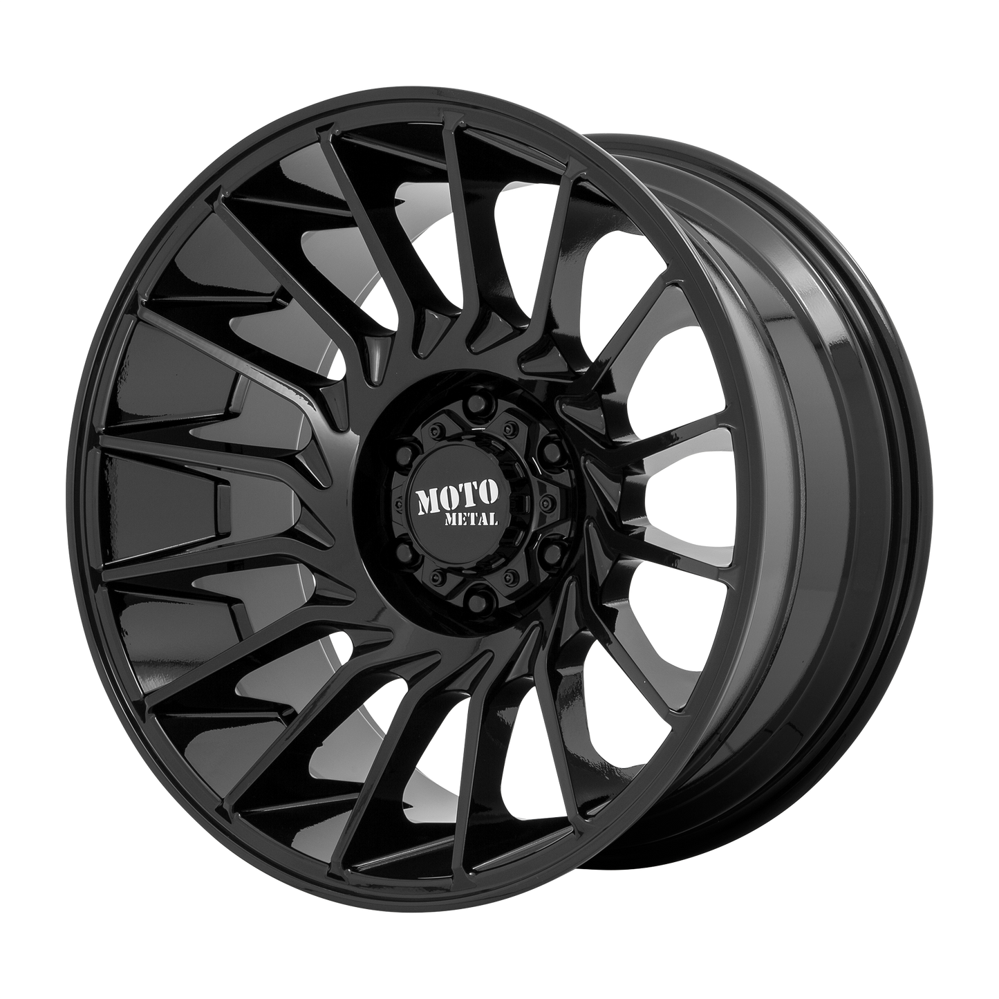 22x10 Moto Metal MO807 Gloss Black Wheel 8x180 (-18mm)