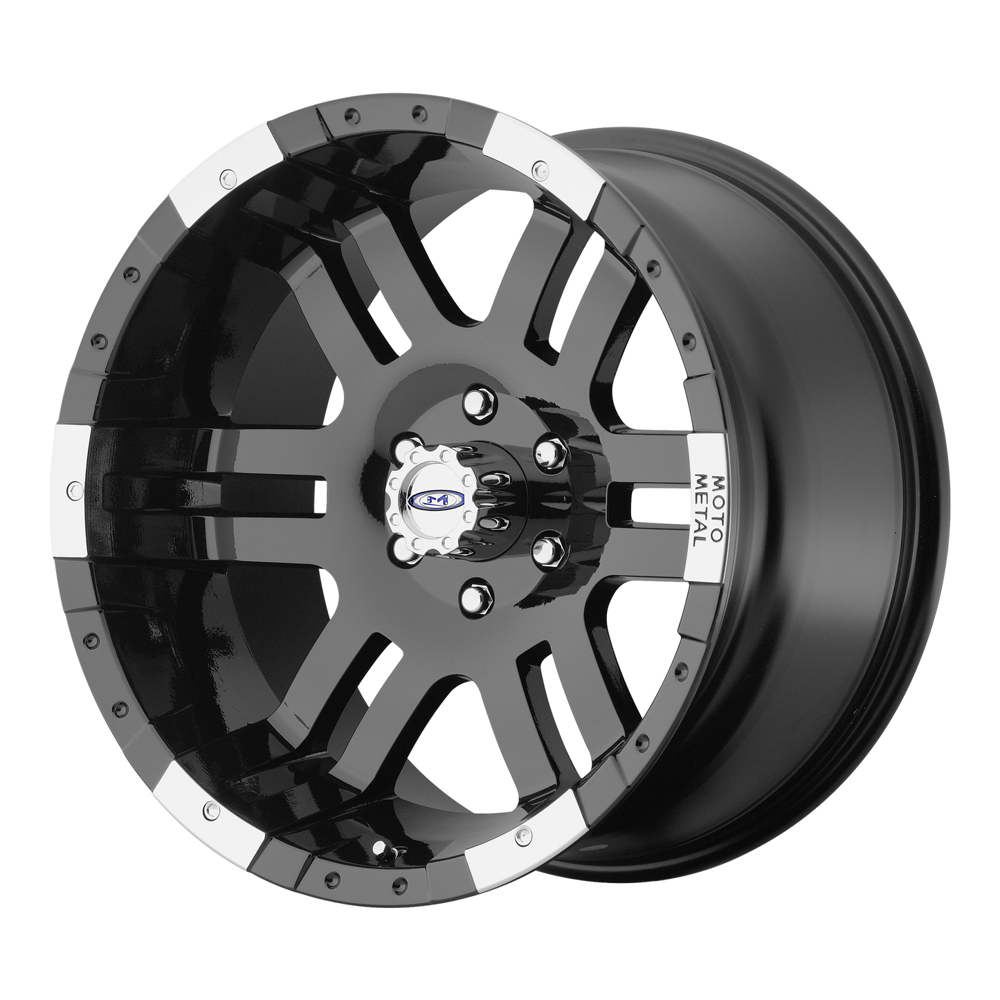 18x9 Moto Metal MO951 Gloss Black Machined Wheel 6x4.5 (30mm)