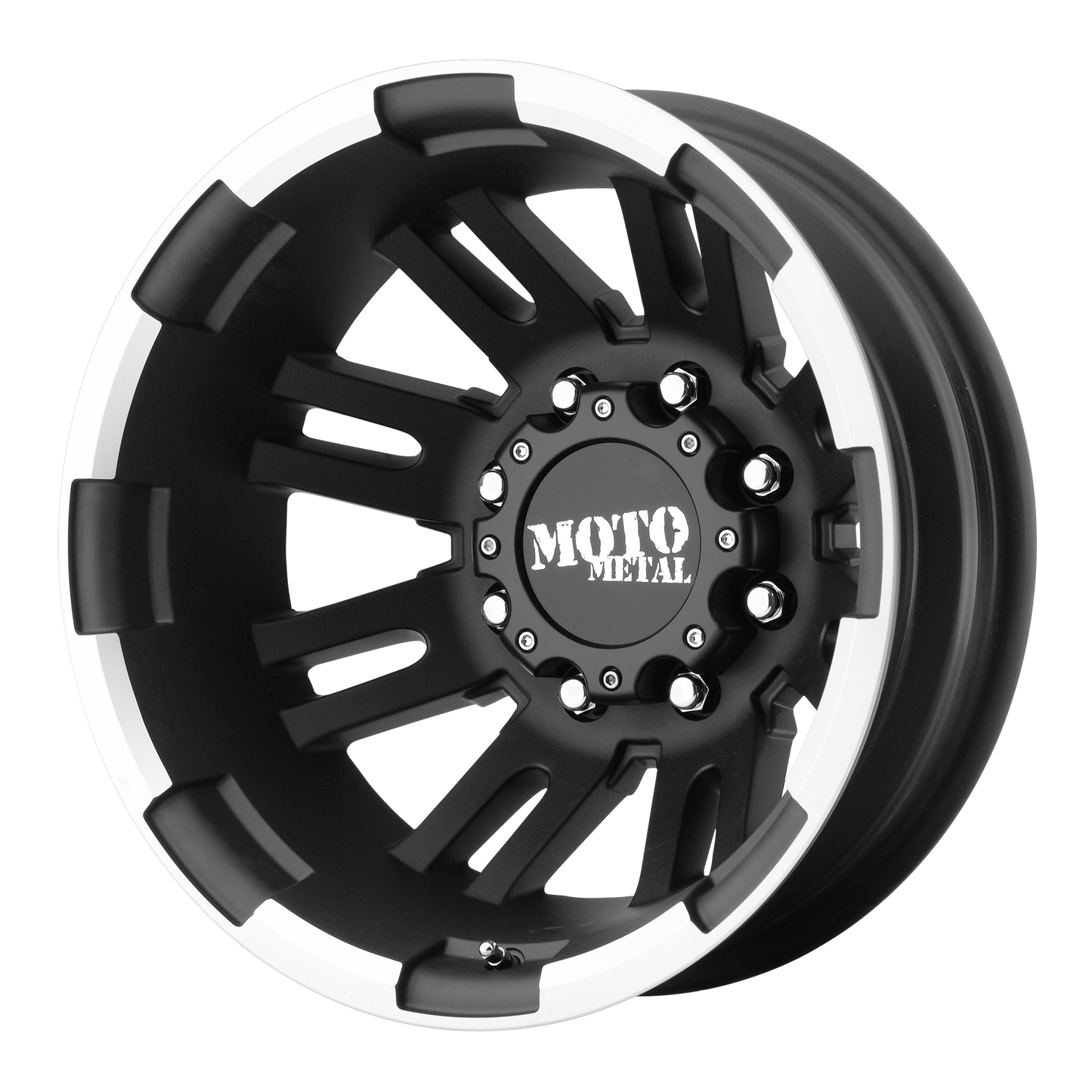 17x6 Moto Metal MO963 Matte Black Machined - Rear Wheel 8X200 (-134mm)