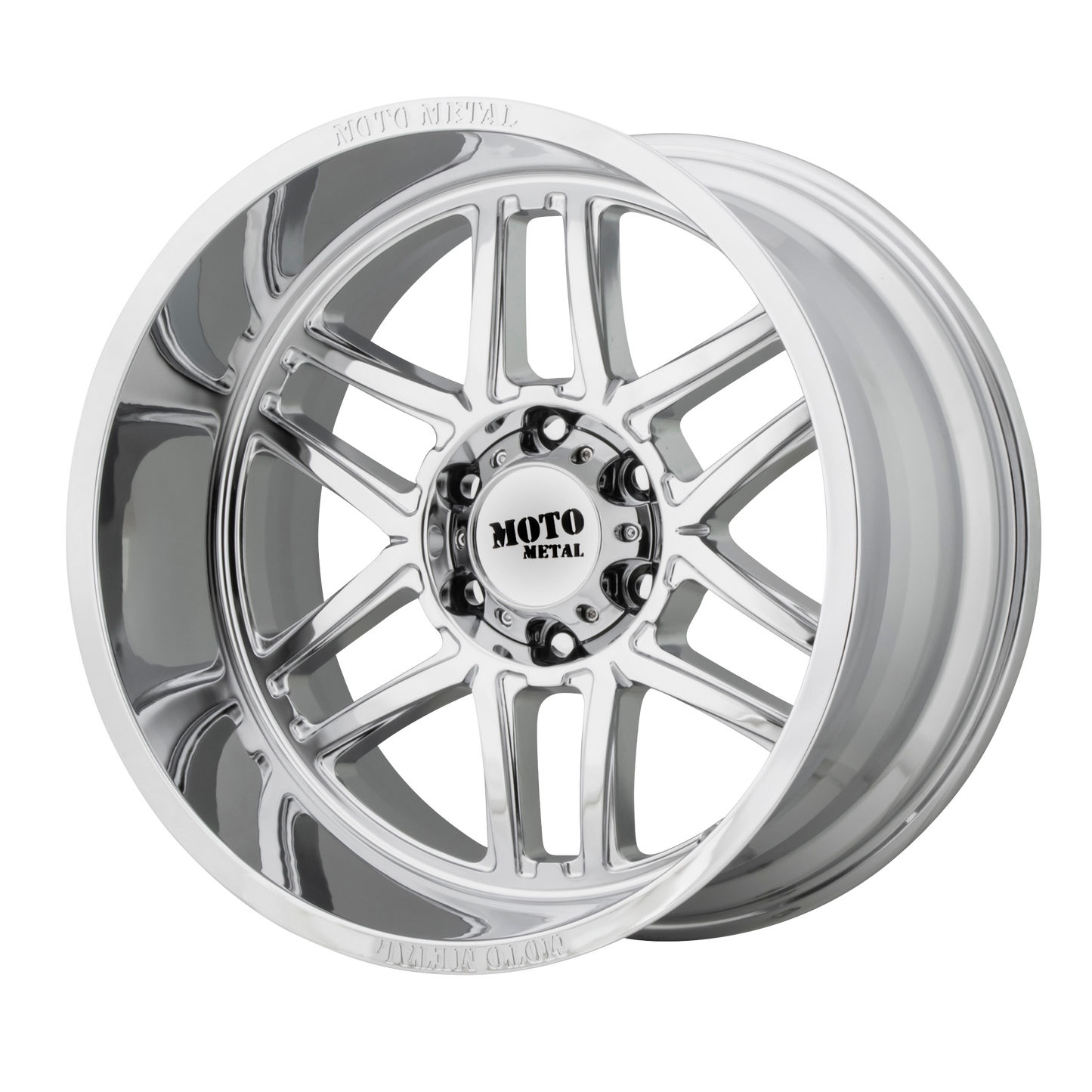 24x14 Moto Metal MO992 FOLSOM Chrome Wheel 8x180 (-76mm)