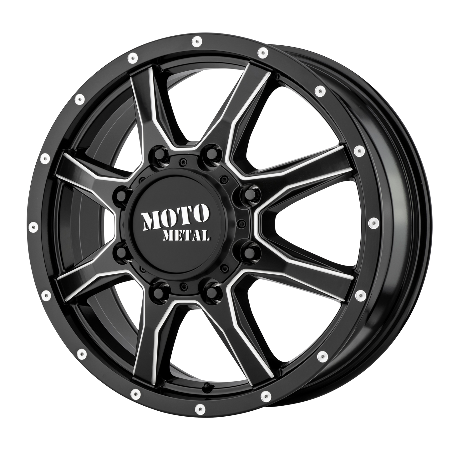 17x6.5 Moto Metal MO995 Satin Black Milled - Front Wheel 8X6.5 (111mm)