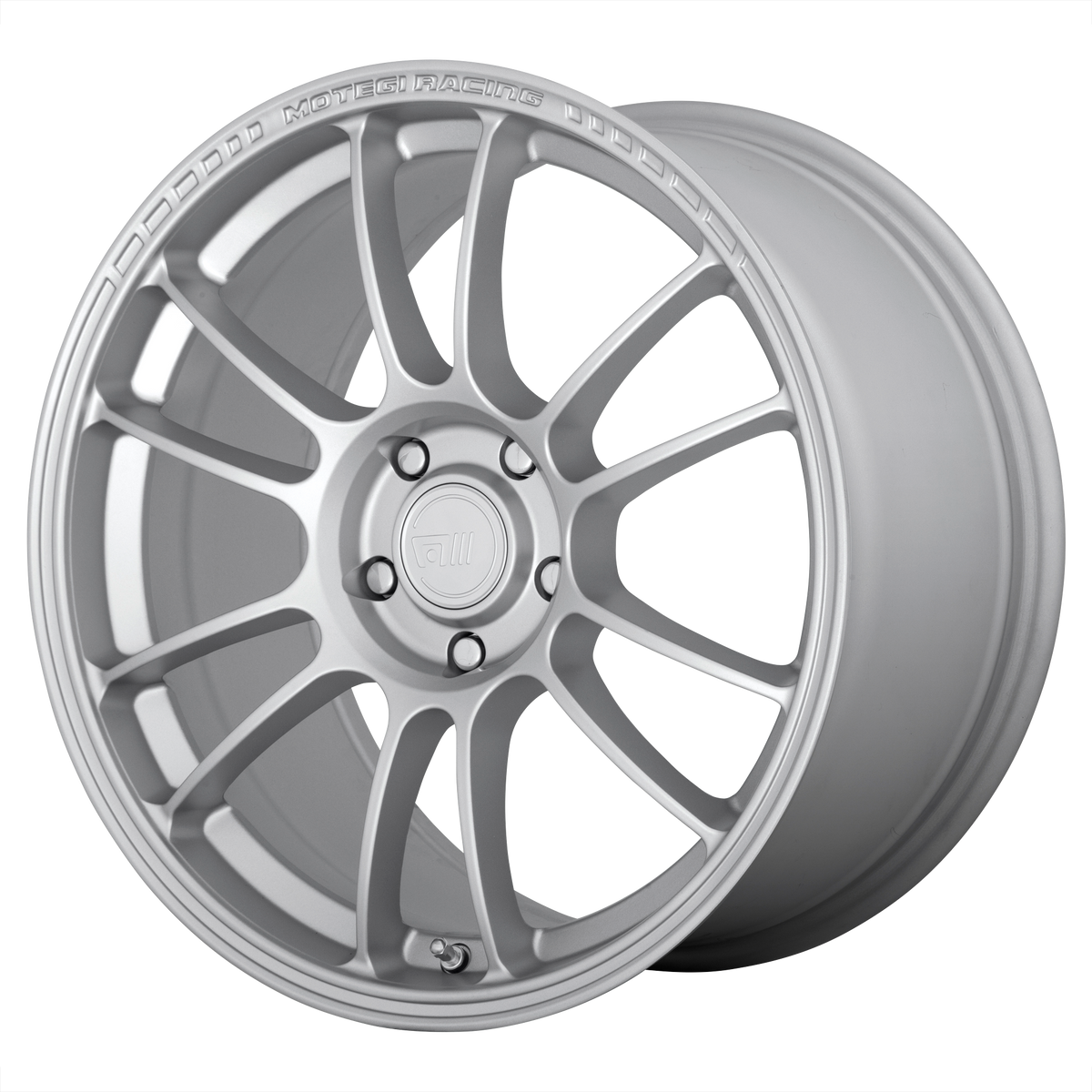 18x8.5 Motegi MR146 SS6 Hyper Silver Wheel 5x4.5 (35mm)