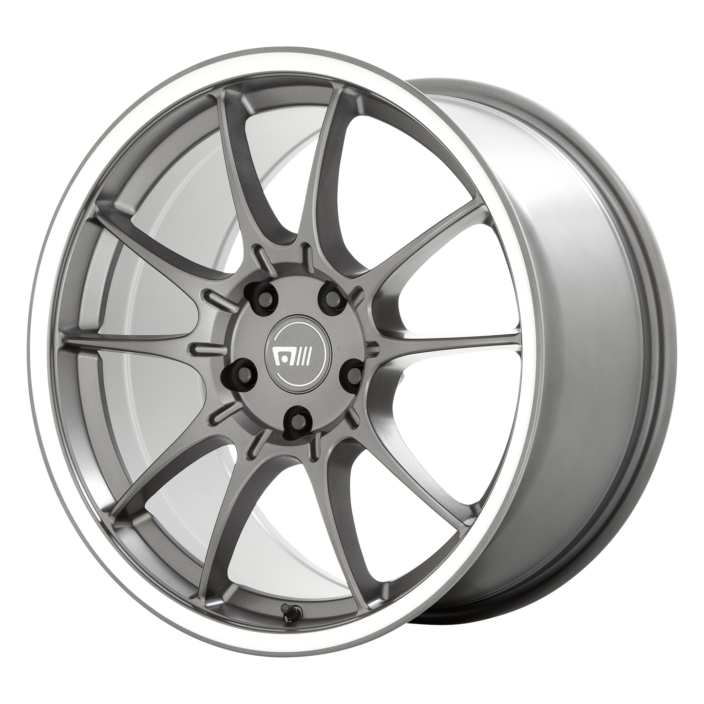17x8 Motegi MR152 SS5 Gunmetal With Machined Lip Wheel 5x112 (45mm)