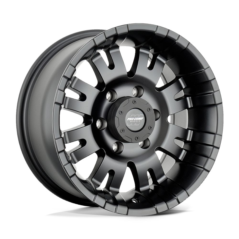 18x9.5 Pro Comp 5001 Raven Satin Black Wheel 8x6.5 (-19mm)