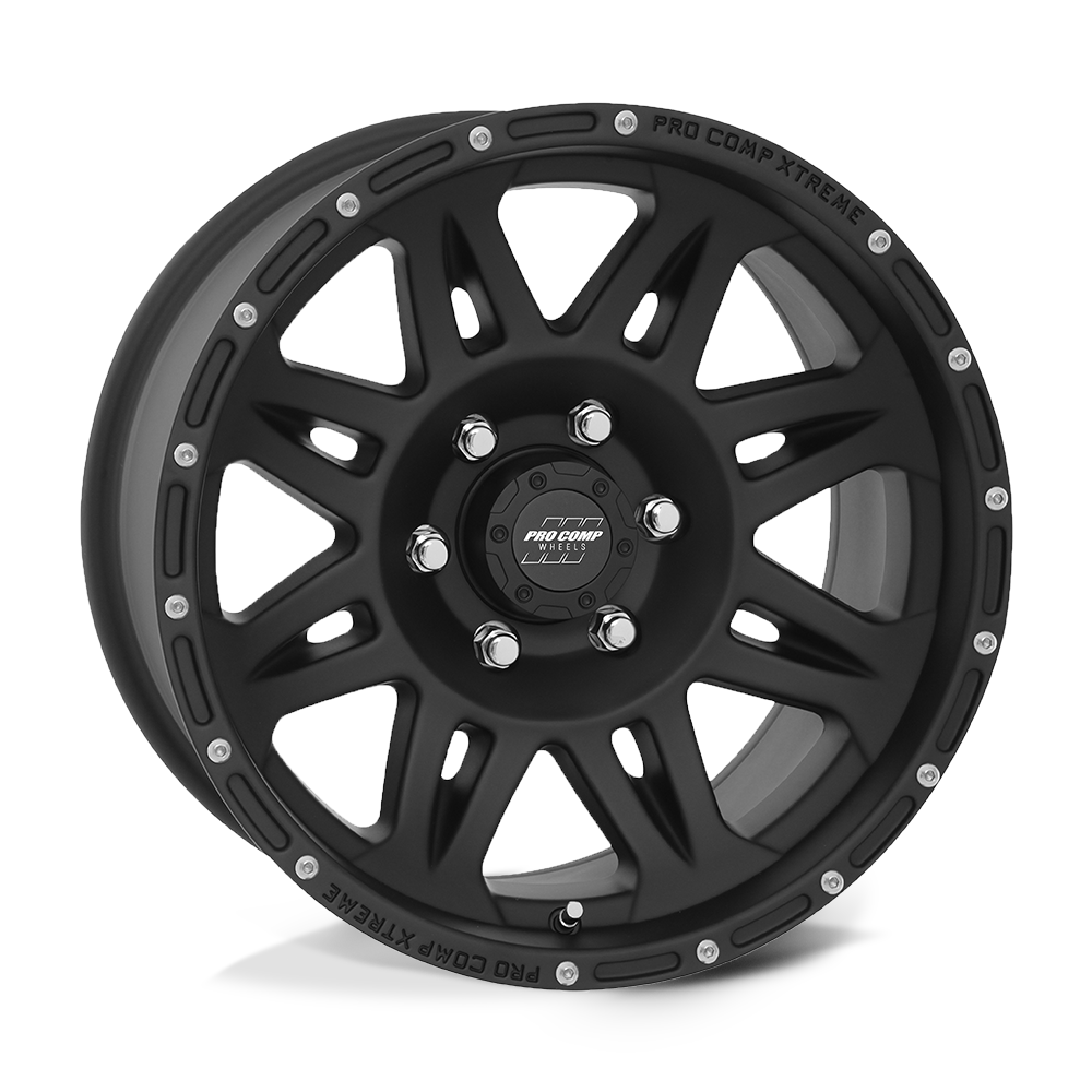 17x8 Pro Comp 7005 Torq Flat Black Wheel 5x5 (0mm)