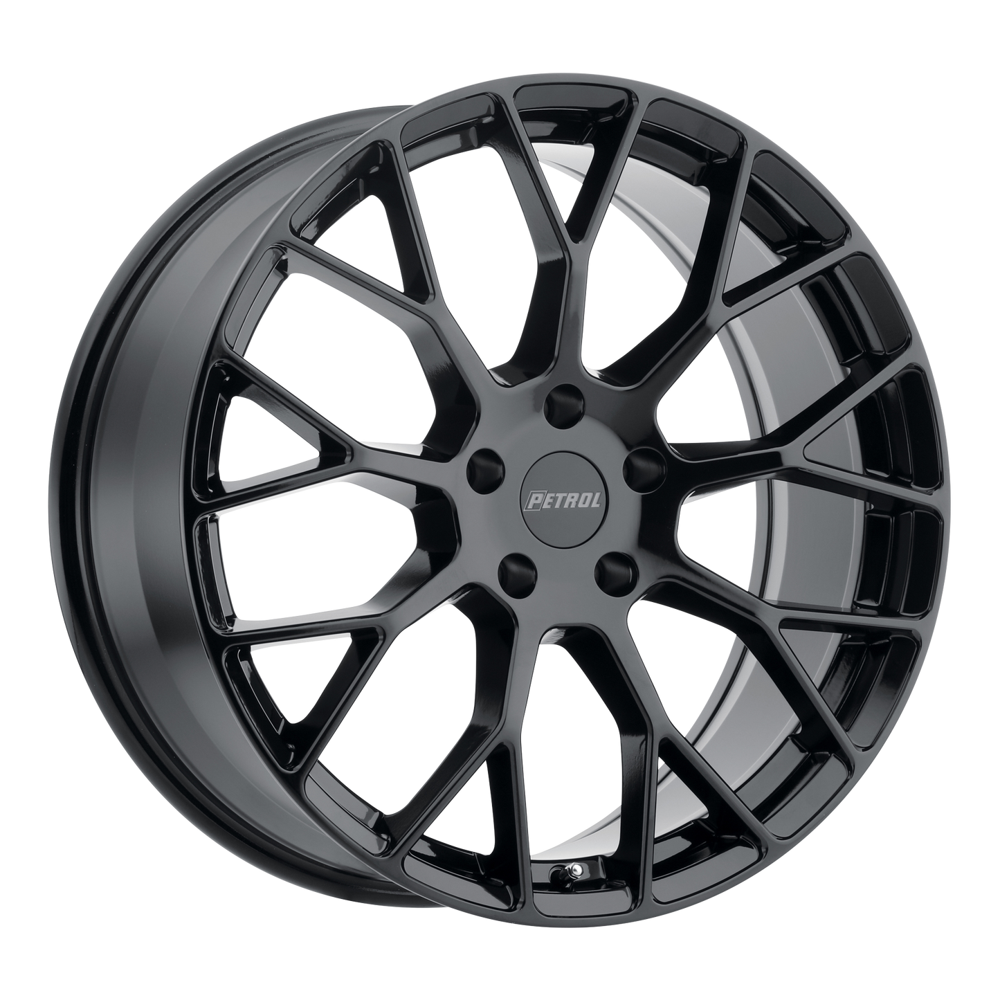 16x7 Petrol P2B GLOSS BLACK Wheel 5x4.5 (40mm)