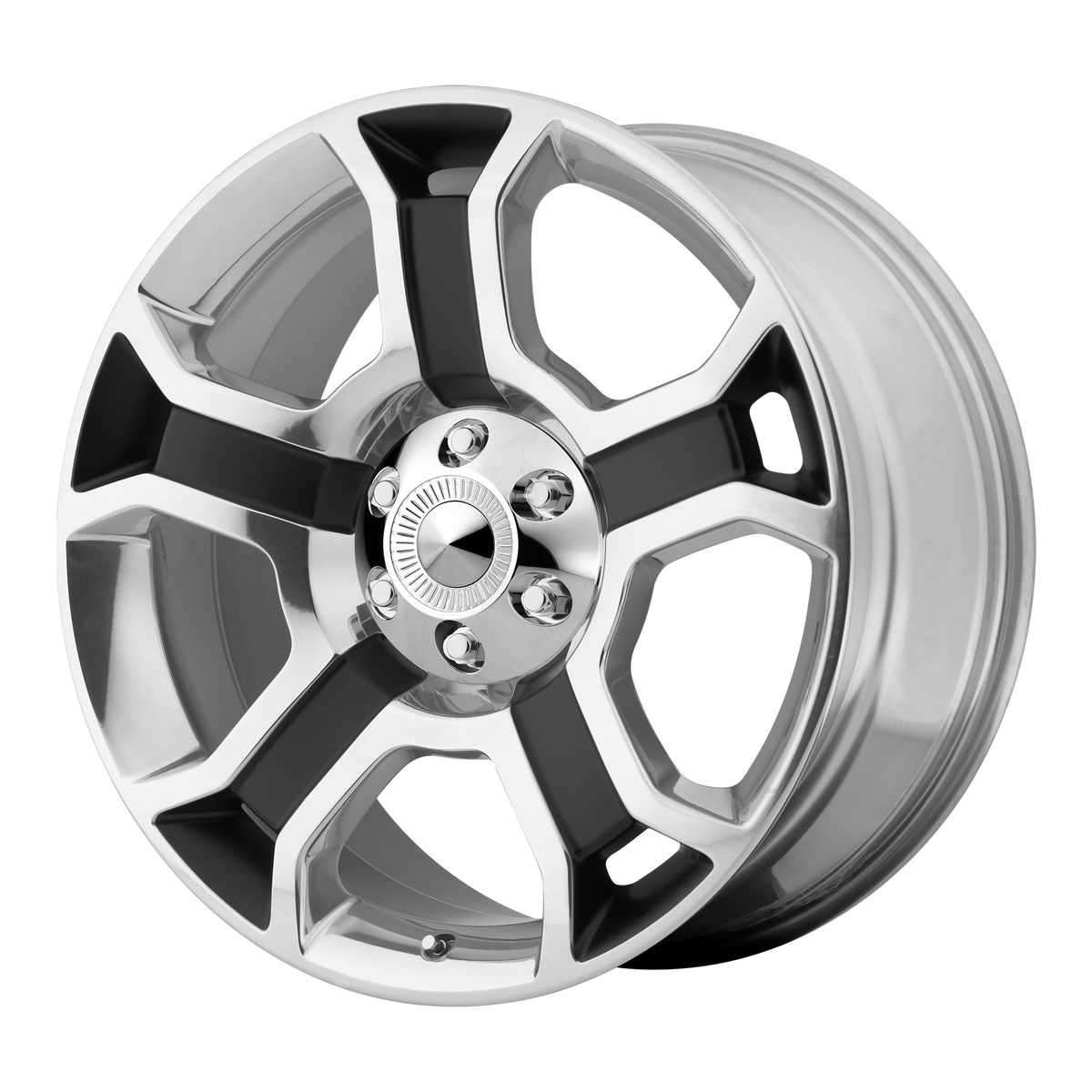 22x9 Performance Replicas PR127 Gloss Black/Polished Wheel 6x135 (44mm)