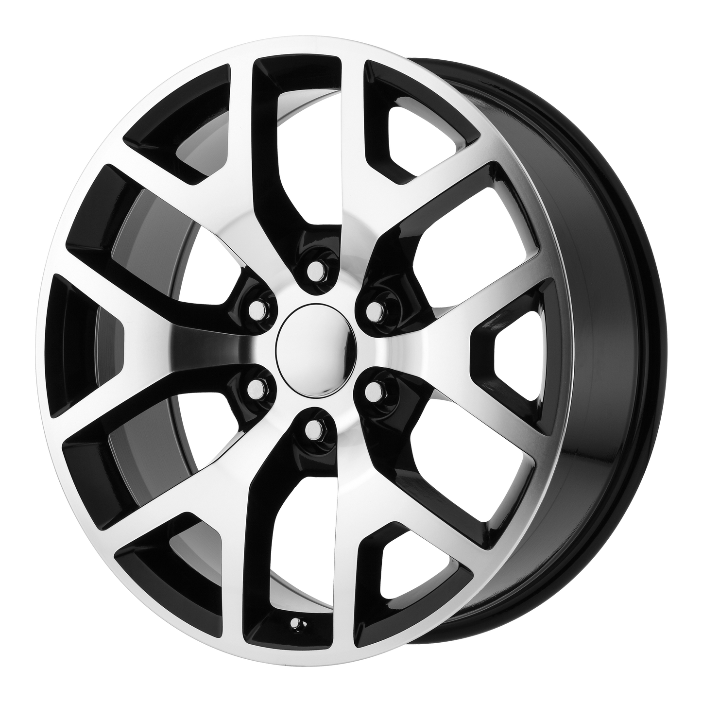 22x9 Performance Replicas PR169 Gloss Black Machined Spokes Wheel 6x5.5 (27mm)