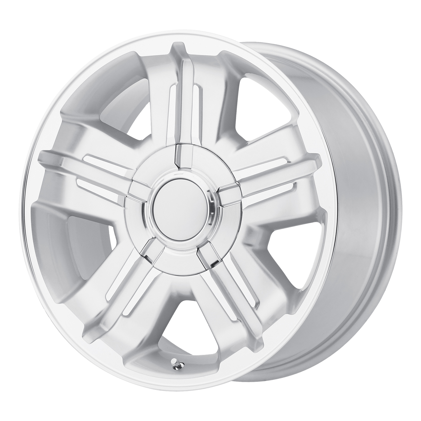 18x8 Performance Replicas PR173 Silver Wheel 6x5.5 (30mm)