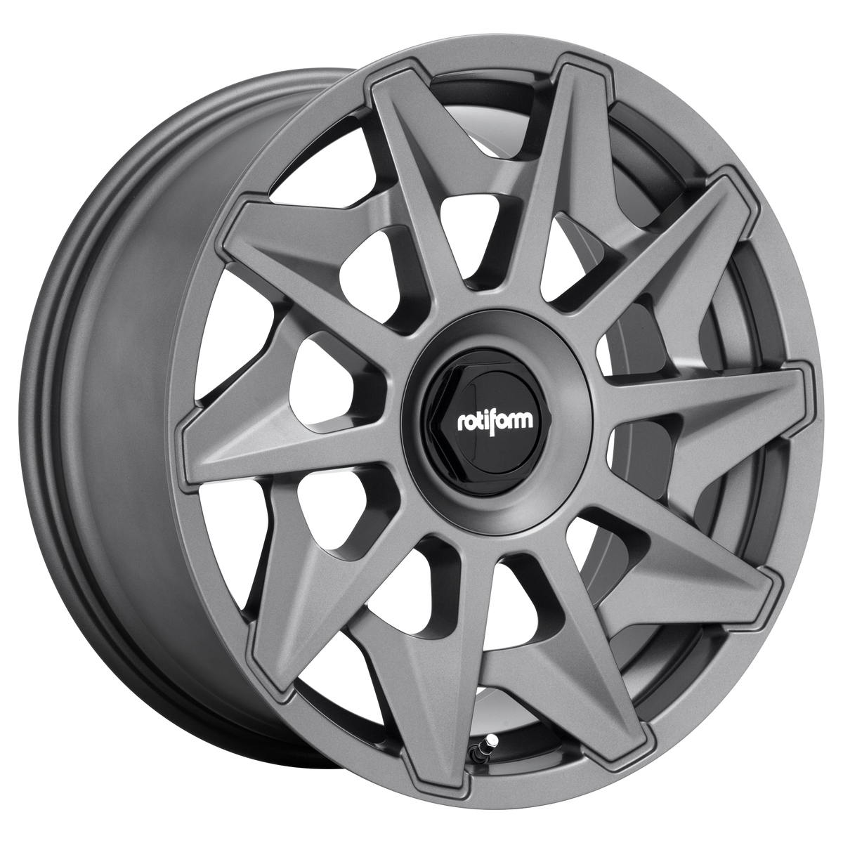 19x8.5 Rotiform R128 CVT MATTE ANTHRACITE Wheel 5x112/5x4.5 (35mm)