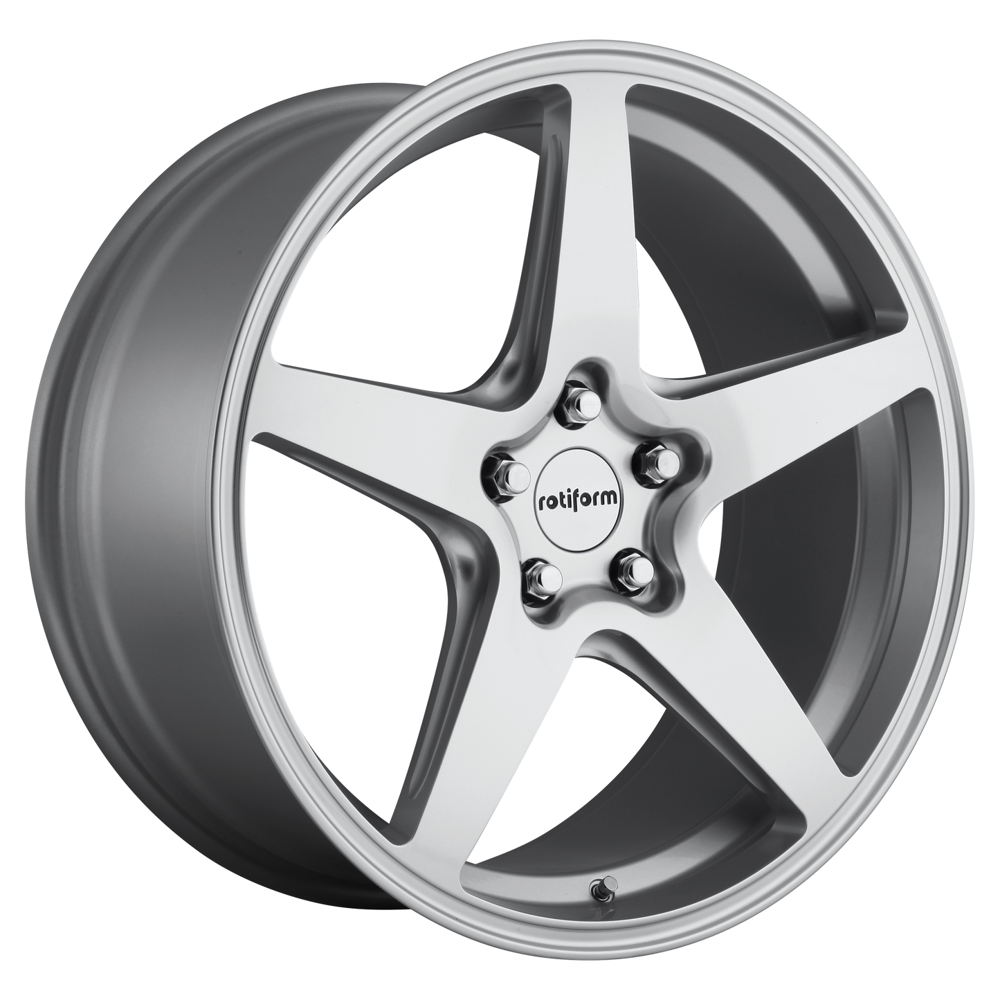 18x8.5 Rotiform R147 WGR GLOSS SILVER Wheel 5x120 (35mm)