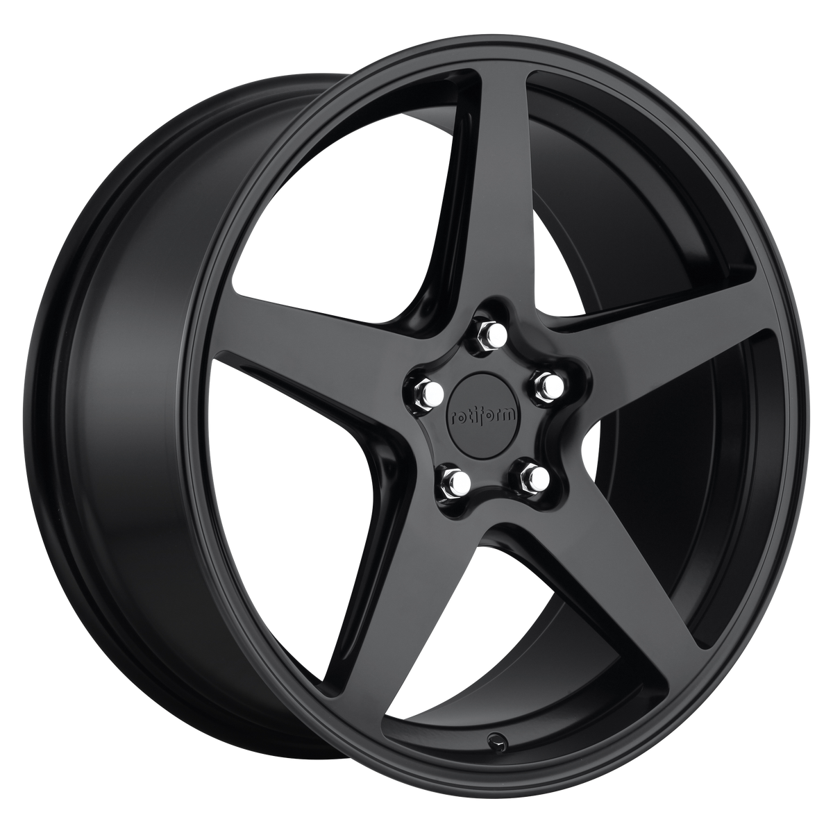 18x8.5 Rotiform R148 WGR MATTE BLACK Wheel 5x112 (45mm)