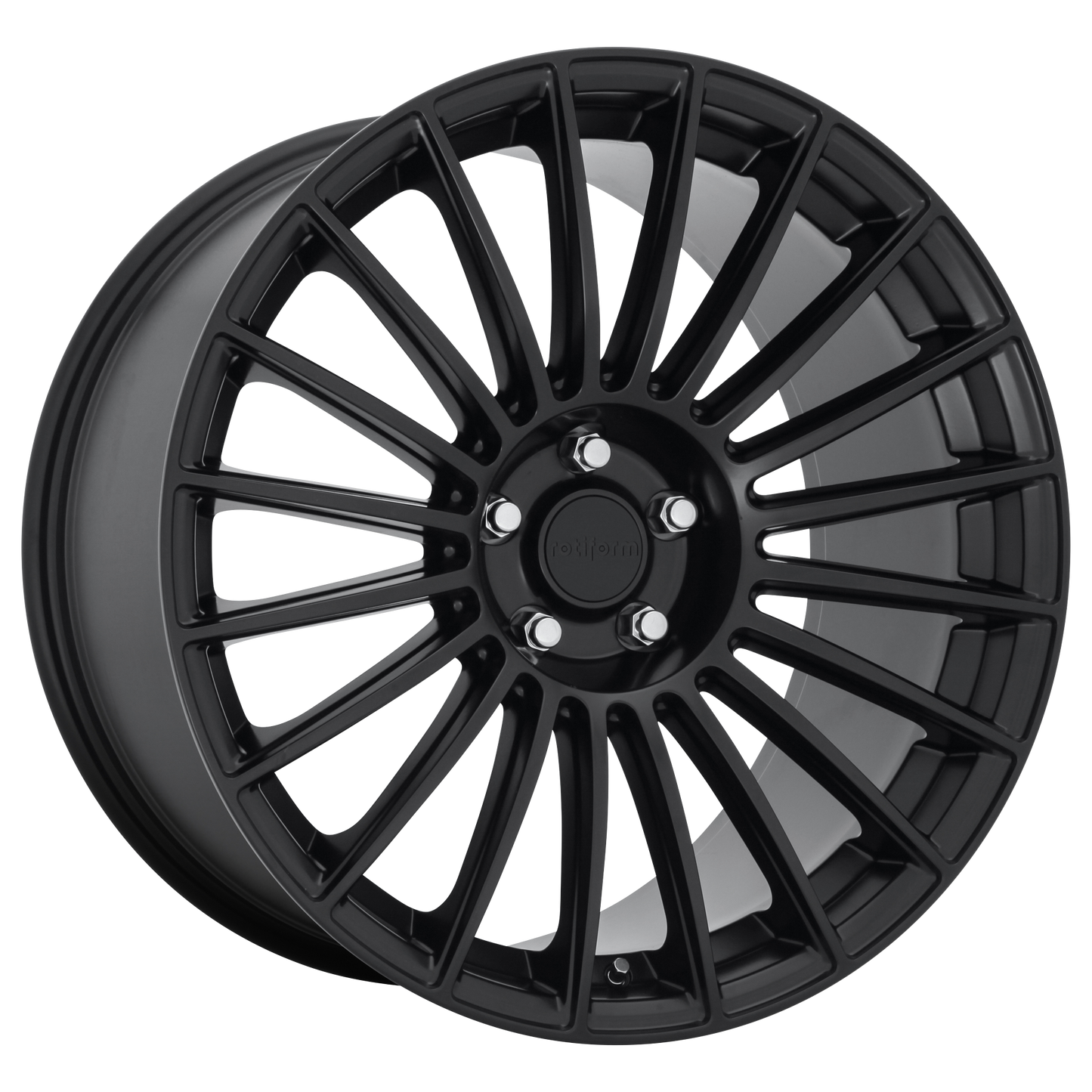 18x8.5 Rotiform R157 BUC MATTE BLACK Wheel 5x112 (45mm)