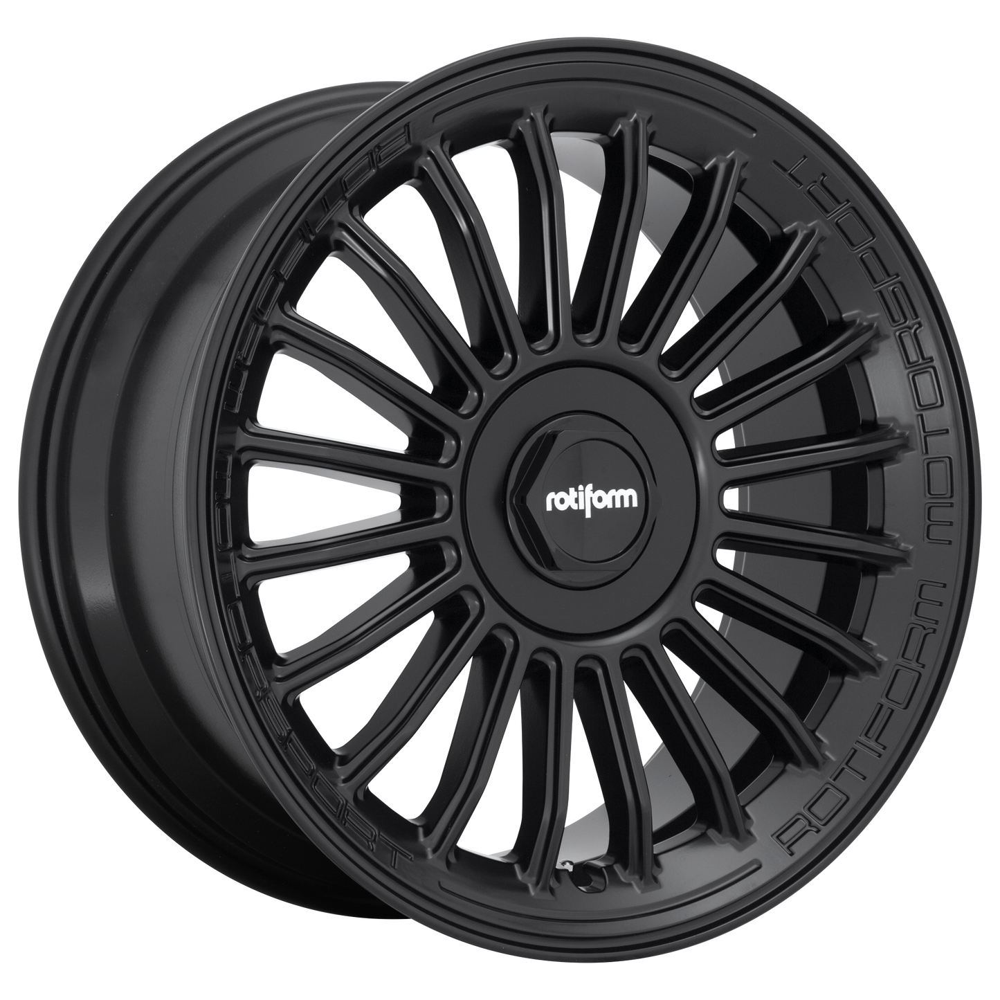 19x8.5 Rotiform R161 BUC-M MATTE BLACK Wheel 5x108/5x4.5 (45mm)