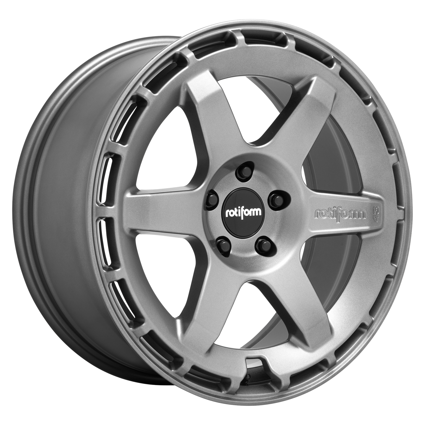 19x8.5 Rotiform R185 KB1 Matte Anthracite Wheel BLANK (35mm)
