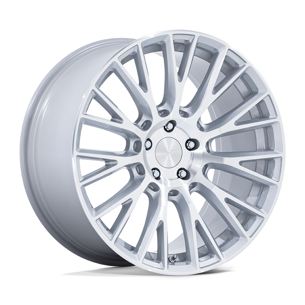 20x8.5 Rotiform RC201 LSE Gloss Silver W/ Machined Face Wheel 5x112 (40mm)