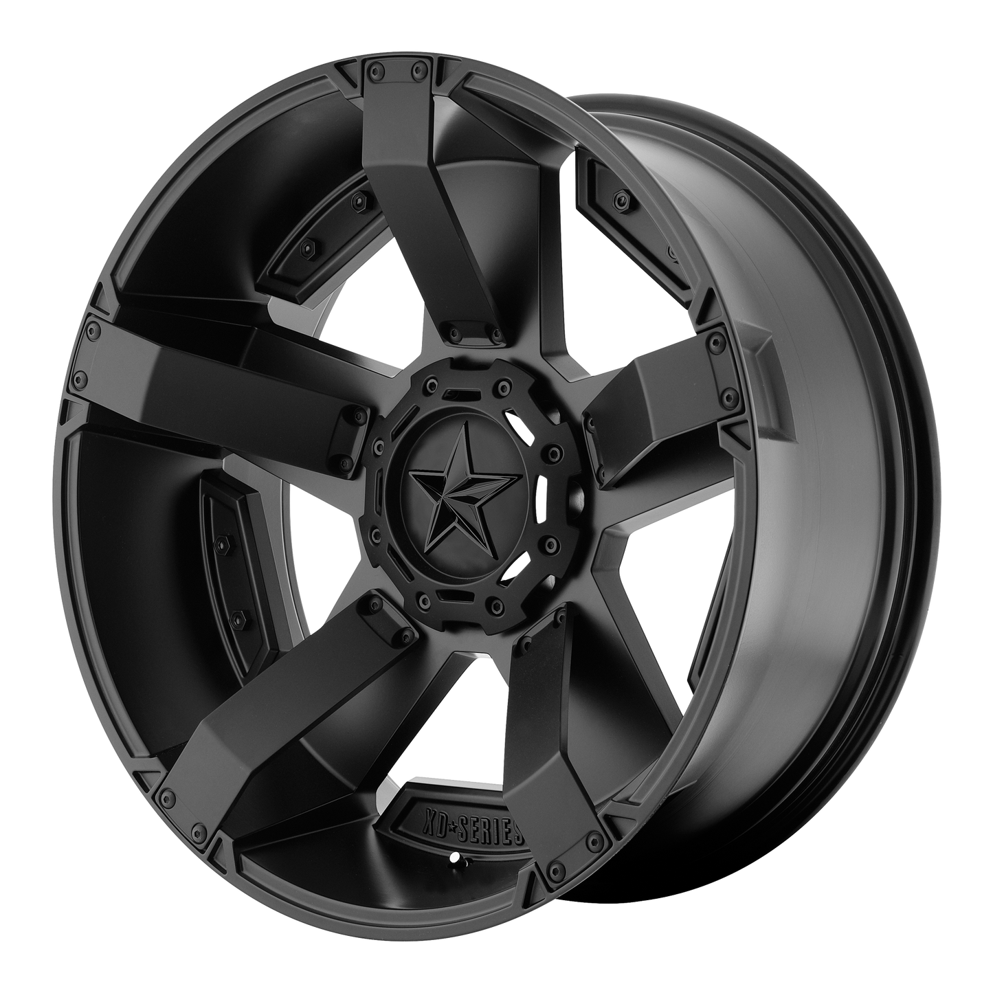18x9 XD Series XD811 RS2 Matte Black W/ Accents Wheel 6x5 (0mm)