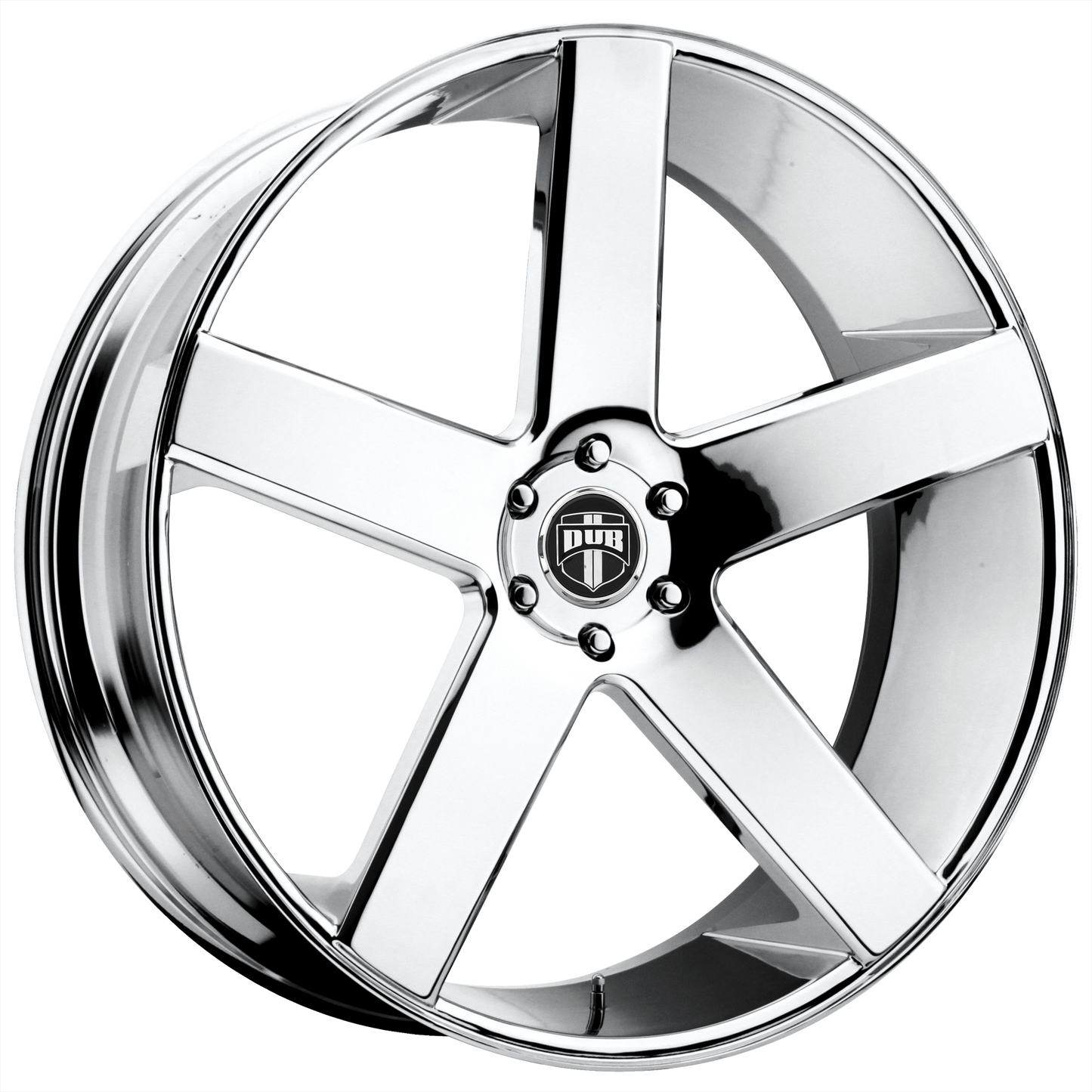26x9 DUB S115 BALLER CHROME PLATED Wheel 5x115 (15mm)
