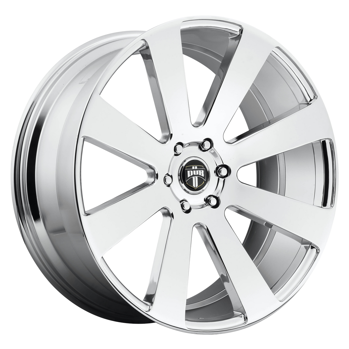 24x10 DUB S131 8-BALL CHROME PLATED Wheel 6x5.5 (30mm)