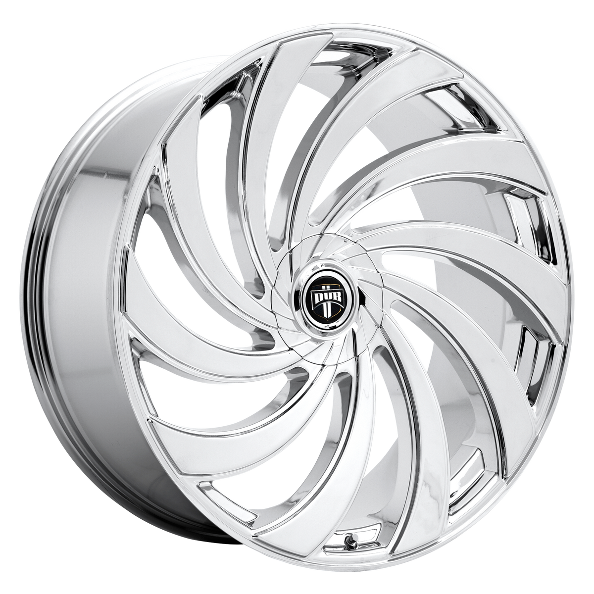 24x9 DUB S238 DELISH CHROME PLATED Wheel BLANK (1mm)