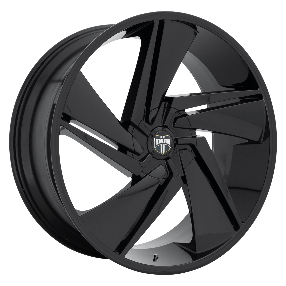 24x10 DUB S247 FADE GLOSS BLACK Wheel 5x150 (35mm)