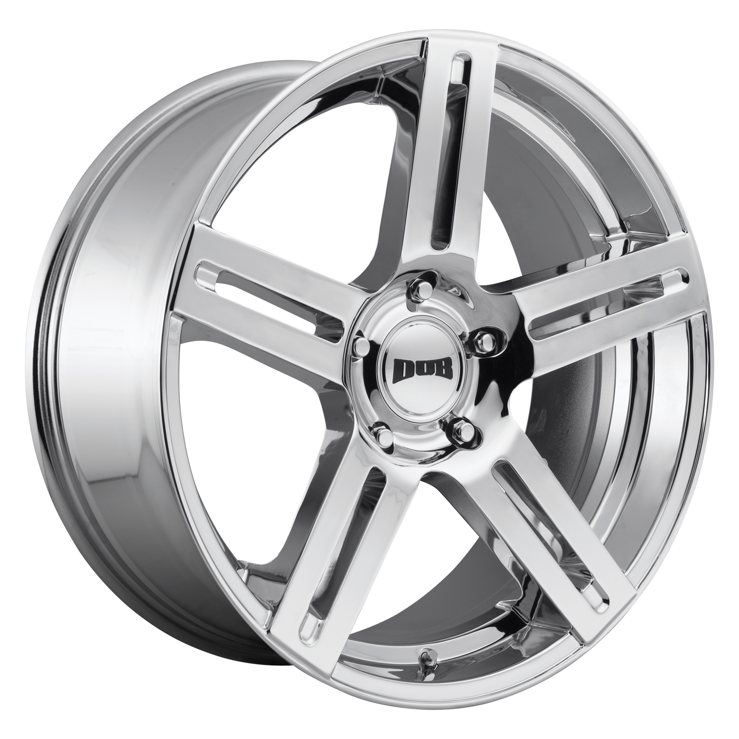 24x10 DUB S249 ROC CHROME PLATED Wheel 5x5 (10mm)