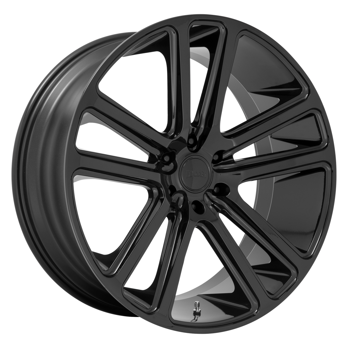 26x10 DUB S256 Flex Gloss Black Wheel 5x5.5 (25mm)