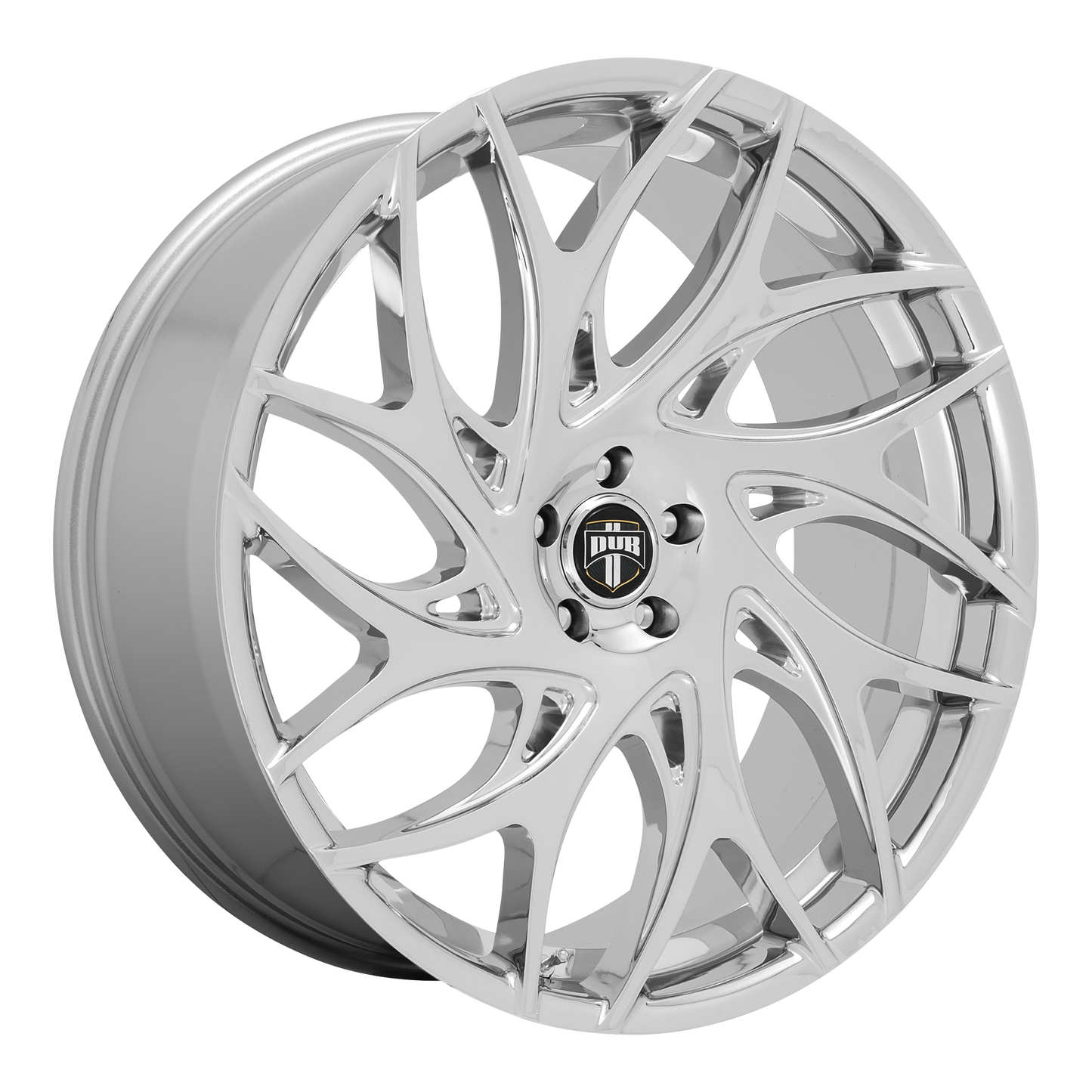 22x9 DUB S258 G.O.A.T. Chrome Wheel 5x4.5 (35mm)