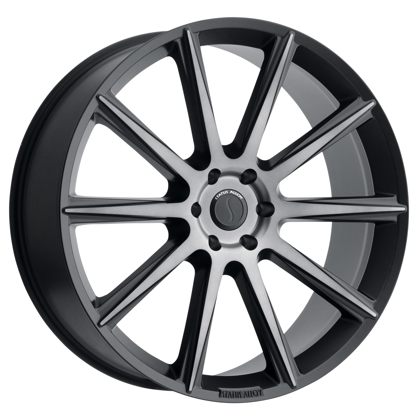 22x9.5 Status ZEUS CARBON GRAPHITE Wheel 5x115 (15mm)
