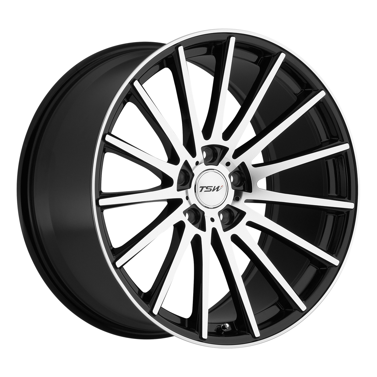 19x9.5 TSW CHICANE GLOSS BLACK W/ MIRROR FACE Wheel 5x120 (20mm)