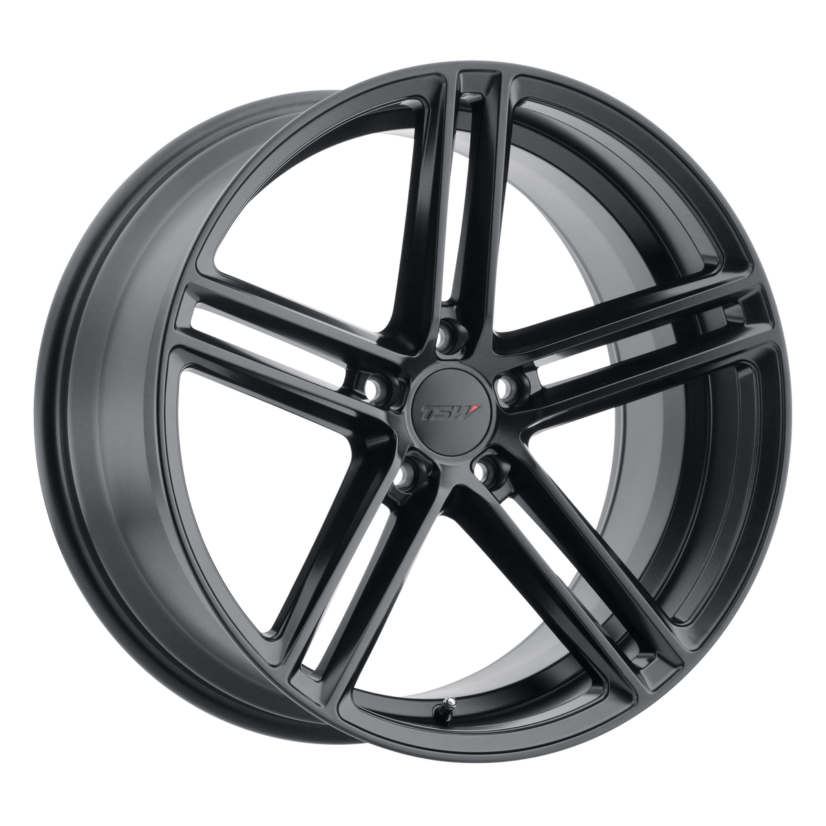 18x8.5 TSW CHAPELLE MATTE BLACK Wheel 5x4.5 (30mm)