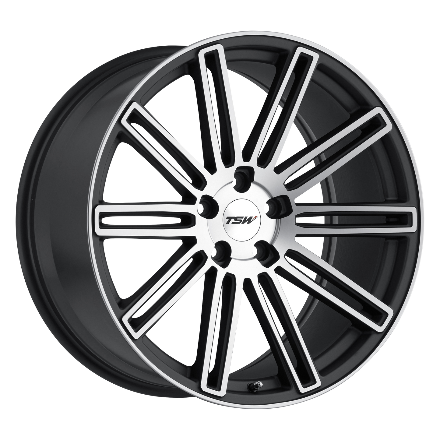 19x9.5 TSW CROWTHORNE MATTE GUNMETAL W/ MATTE MACHINE FACE Wheel 5x112 (50mm)
