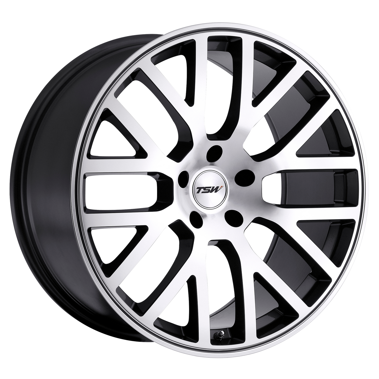 19x8 TSW DONINGTON GUNMETAL MIRROR CUT FACE Wheel 5x120 (32mm)