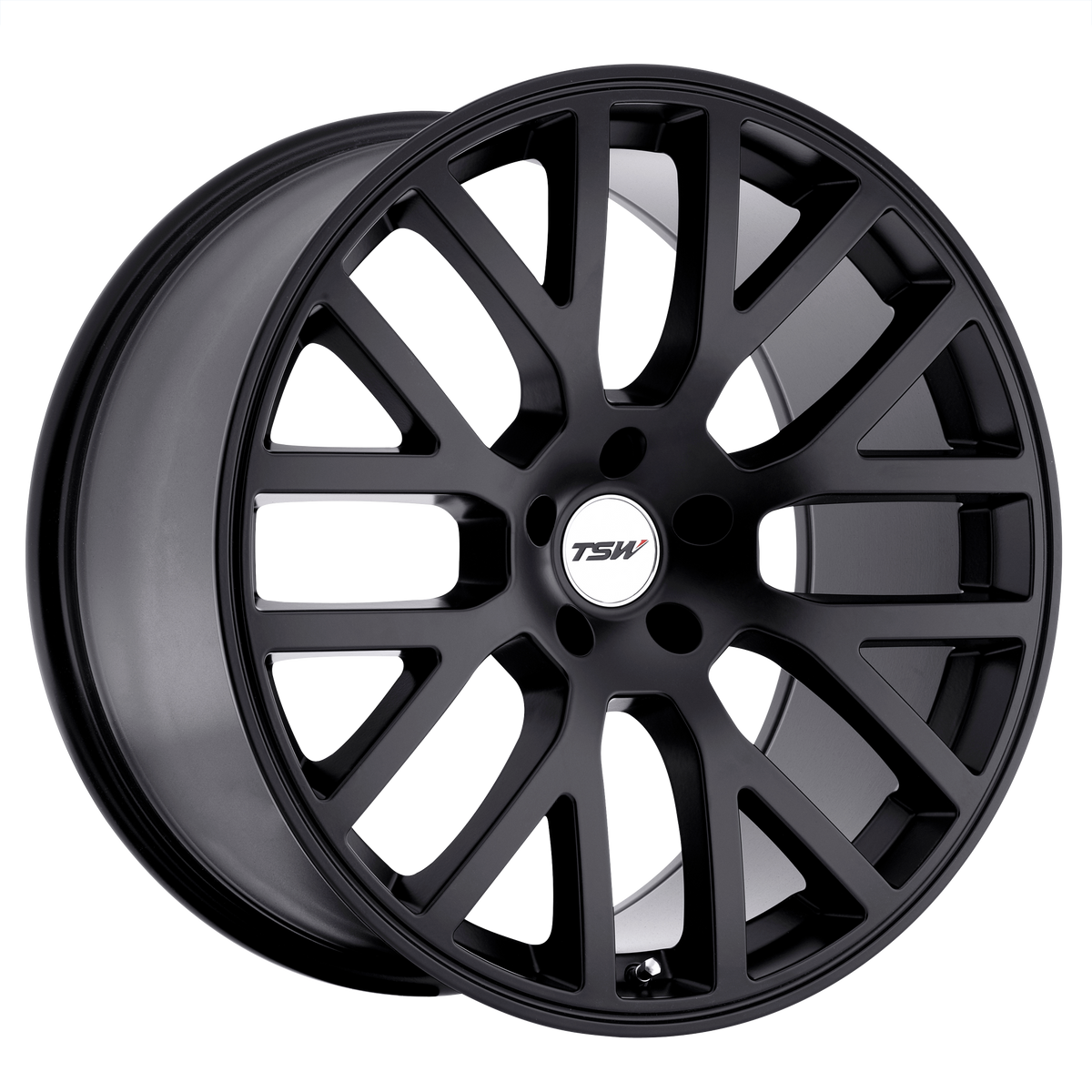17x8 TSW DONINGTON MATTE BLACK Wheel 5x112 (42mm)