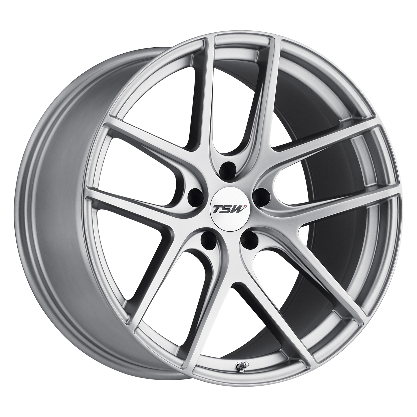 19x8 TSW GENEVA MATTE TITANIUM SILVER Wheel 5x4.5 (35mm)