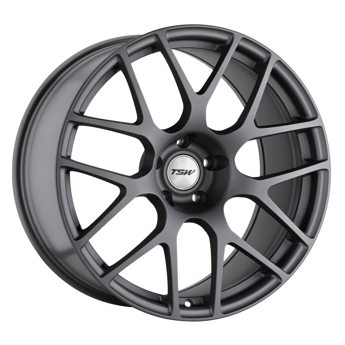 19x8 TSW NURBURGRING MATTE GUNMETAL Wheel 5x110 (40mm)