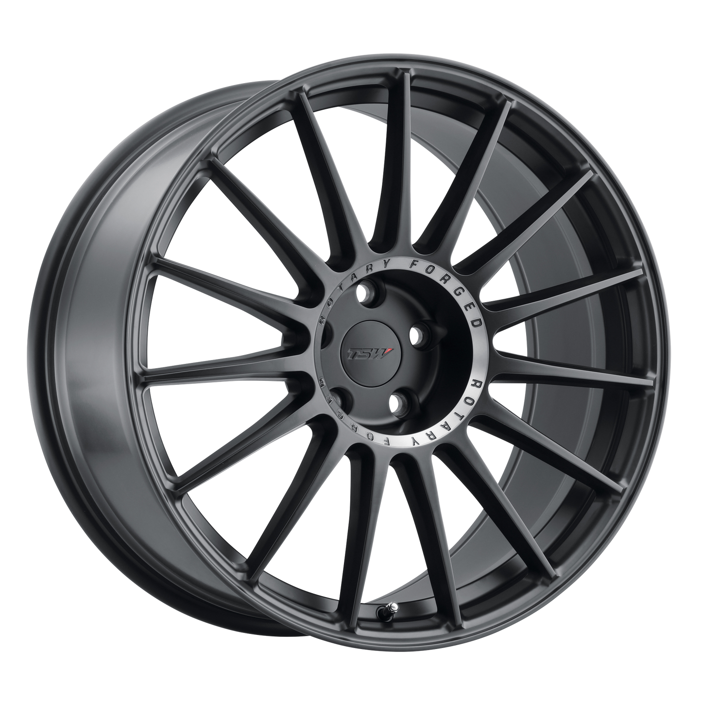 20x8.5 TSW PADDOCK SEMI GLOSS BLACK W/ MACHINED TINTED RING Wheel 5x108 (40mm)