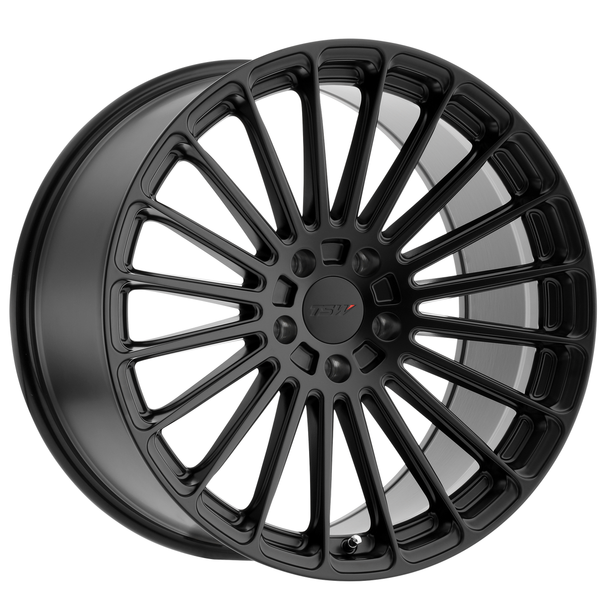 22x9 TSW TURBINA MATTE BLACK Wheel 5x112 (35mm)