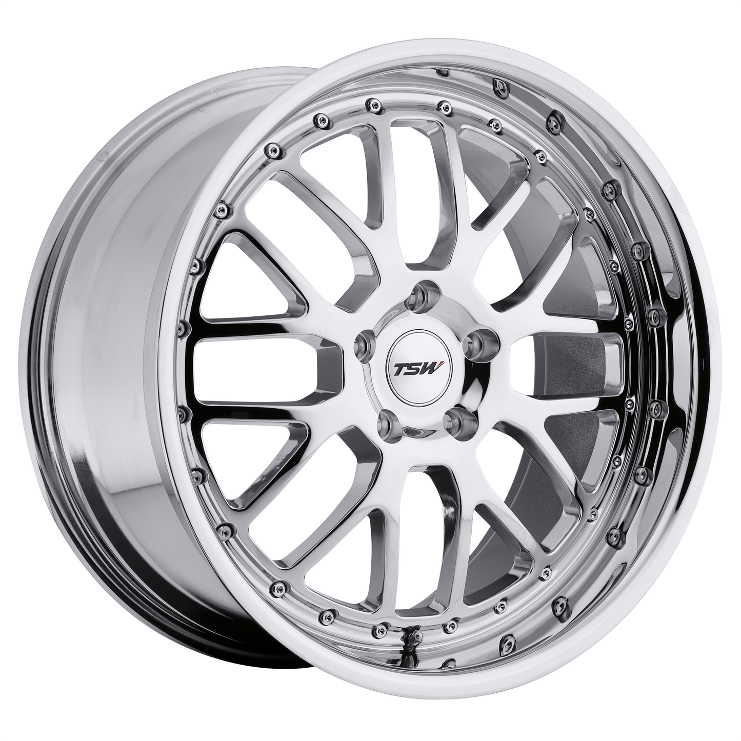 17x8 TSW VALENCIA CHROME Wheel 5x112 (32mm)