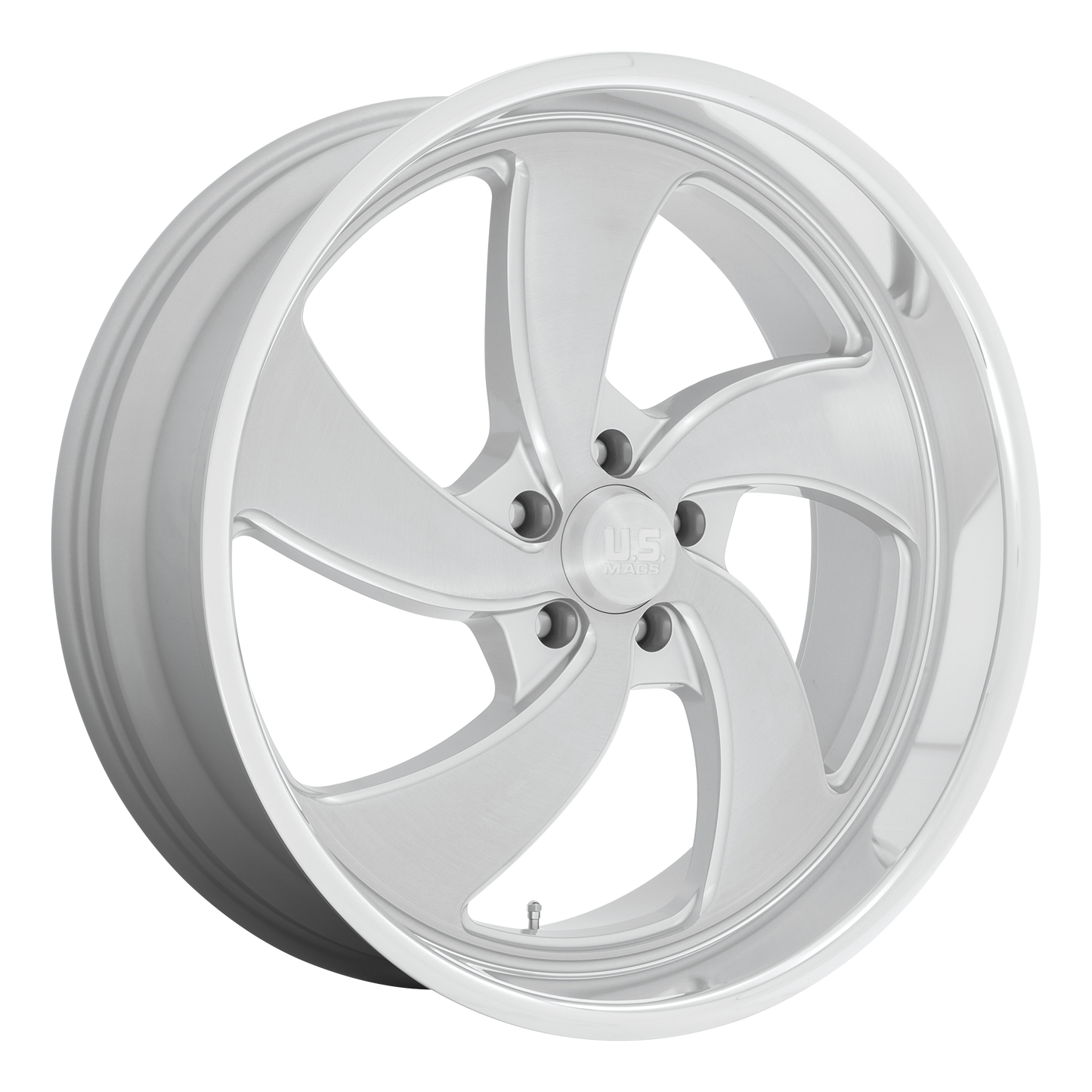 22x10.5 US Mags U134 Desperado Silver Brushed Wheel 5x5 (1mm)