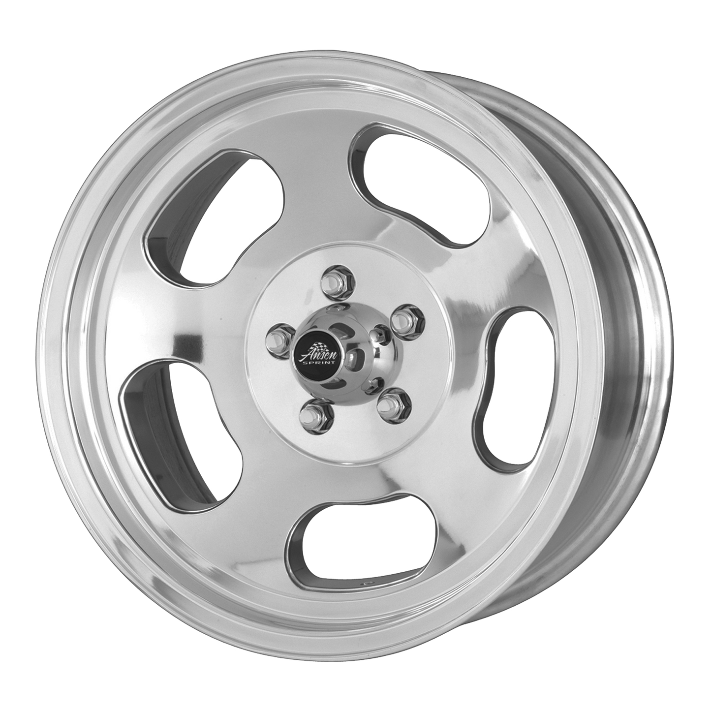 15x7 American Racing VN69 ANSEN SPRINT Polished Wheel 5x101.6/5x4 (0mm)