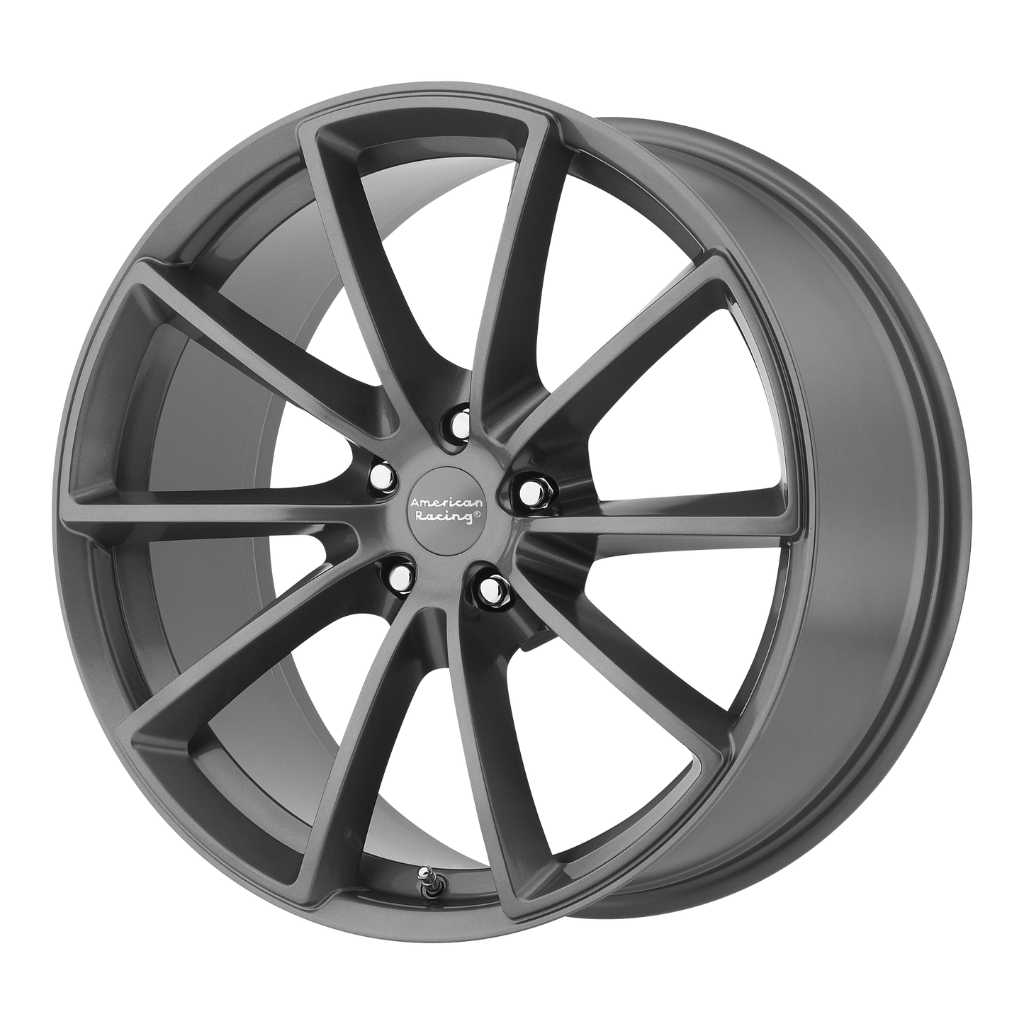 20x9 American Racing VN806 Anthracite Machined Wheel 5x120 (35mm)
